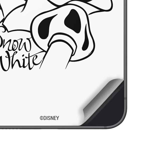 Disney Snow White Black and White Art Galaxy S25 Skin